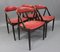 Vintage Model 31 Dining Room Chairs by Kai Kristiansen for Schou Andersen, 1960s, Set of 4 1