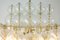 Chandeliers in Blown Glass and Gilded Brass, 1970s 3