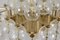 Chandeliers in Blown Glass and Gilded Brass, 1970s, Image 9