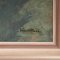 Ernst Hase, Paesaggio di Ems, anni '20, olio su tela, con cornice, Immagine 2