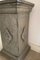 Antique Painted Pedestal with Storage 8