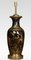 Famille Noire Baluster Vase Lamp, 1920s, Image 3