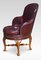 Leather Revolving Library Tub Chair, 1890s 6