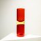 Hand-Crafted Red Murano Double Vase, 1970, Image 3
