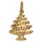 Pendentif Moderne Sapin en Or Jaune 18 Carats 1