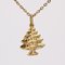 Pendentif Moderne Sapin en Or Jaune 18 Carats 4