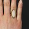 18 Karat Yellow Gold Snake Ring in Emerald, Image 6