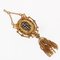 French 18 Karat Yellow Gold Tassel Pendant with Diamonds and Enamel 11