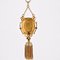 French 18 Karat Yellow Gold Tassel Pendant with Diamonds and Enamel 13