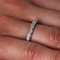 Vintage Platinum Diamonds Wedding Ring, 1950s 10