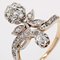 20th Century French 18 Karat Yellow Gold Belle Epoque Floral Ring with Diamonds, 1890s 9