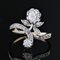 20th Century French 18 Karat Yellow Gold Belle Epoque Floral Ring with Diamonds, 1890s 5