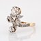 20th Century French 18 Karat Yellow Gold Belle Epoque Floral Ring with Diamonds, 1890s 8