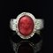 20th Century 18 Karat Yellow Gold Cameo Coral Ring 5