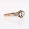 20th Century 18 Karat Rose Gold Solitaire Ring with Diamond 8