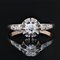 20th Century 18 Karat Rose Gold Solitaire Ring with Diamond, Image 3