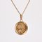 20th Century 18 Karat Rose Gold Angel and Dove Medal by C.Charl 6