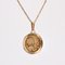 20th Century 18 Karat Rose Gold Angel and Dove Medal by C.Charl, Image 6