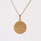 20th Century 18 Karat Rose Gold Angel and Dove Medal by C.Charl, Image 8