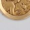 Medalla de ángel y paloma de oro rosa de 18 quilates, siglo XX de C.Charl, Imagen 4