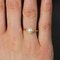 Modern 18 Karat Yellow Gold Cultured Pearl Solitaire Ring 5