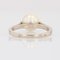 Modern 18 Karat White Gold Cultured Pearl Solitaire Ring 6