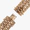 French 18 Karat Rose Gold Curb Bracelet, 1960s 8