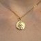 20th Century 18 Karat Yellow Gold Saint Bernadette Medal Pendant 6