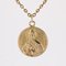 20th Century 18 Karat Yellow Gold Saint Bernadette Medal Pendant 7