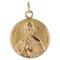 20th Century 18 Karat Yellow Gold Saint Bernadette Medal Pendant, Image 1