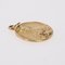 20th Century 18 Karat Yellow Gold Saint Bernadette Medal Pendant, Image 3