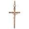 Colgante con cruz de Cristo de oro rosa de 18 kt, siglo XX, Imagen 1