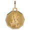 Pendentif Médaille de Saint Christophe en Or Jaune 18 Carats, France, 20ème Siècle 1