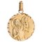 Colgante con medalla de San Cristóbal francés de oro amarillo de 18 kt, años 60, Imagen 1