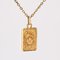 French 18 Karat Rose Gold Cancer Pendant, 1960s, Image 5