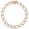 18 Karat Rose Gold Curb Bracelet, 1960s 1