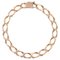 18 Karat Rose Gold Curb Bracelet, 1960s, Image 1