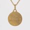 French 18 Karat Yellow Gold Virgin Mary Medal Pendant, 1970s, Image 7