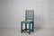 Antiker nordschwedischer blauer Country Chair 3