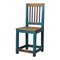 Antique Northern Swedish Blue Country Chair 1