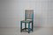 Antiker nordschwedischer blauer Country Chair 2