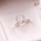 Vintage Ring aus 9 Karat Gelbgold mit Diamanten 3