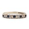 Vintage 9k Yellow Gold Ring with Sapphires and Diamonds, Image 1