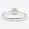 Solitaire Ring in 18k White Gold with Cut Diamond 6