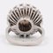 Vintage 14k White Gold Ring with Mabè Pearl and Diamonds, 1960s, Image 6