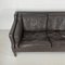 Vintage Brown Leather Sofa, 1970s 3