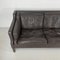 Vintage Brown Leather Sofa, 1970s, Image 3