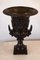 Renaissance Revival Bronze Black Painted Vases, 1930, Set of 2, Image 3