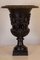 Renaissance Revival Bronze Black Painted Vases, 1930, Set of 2 5