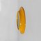 Italian Modern Round Yellow Ocher Plastic Mirror by Cattaneo, 1980s 6